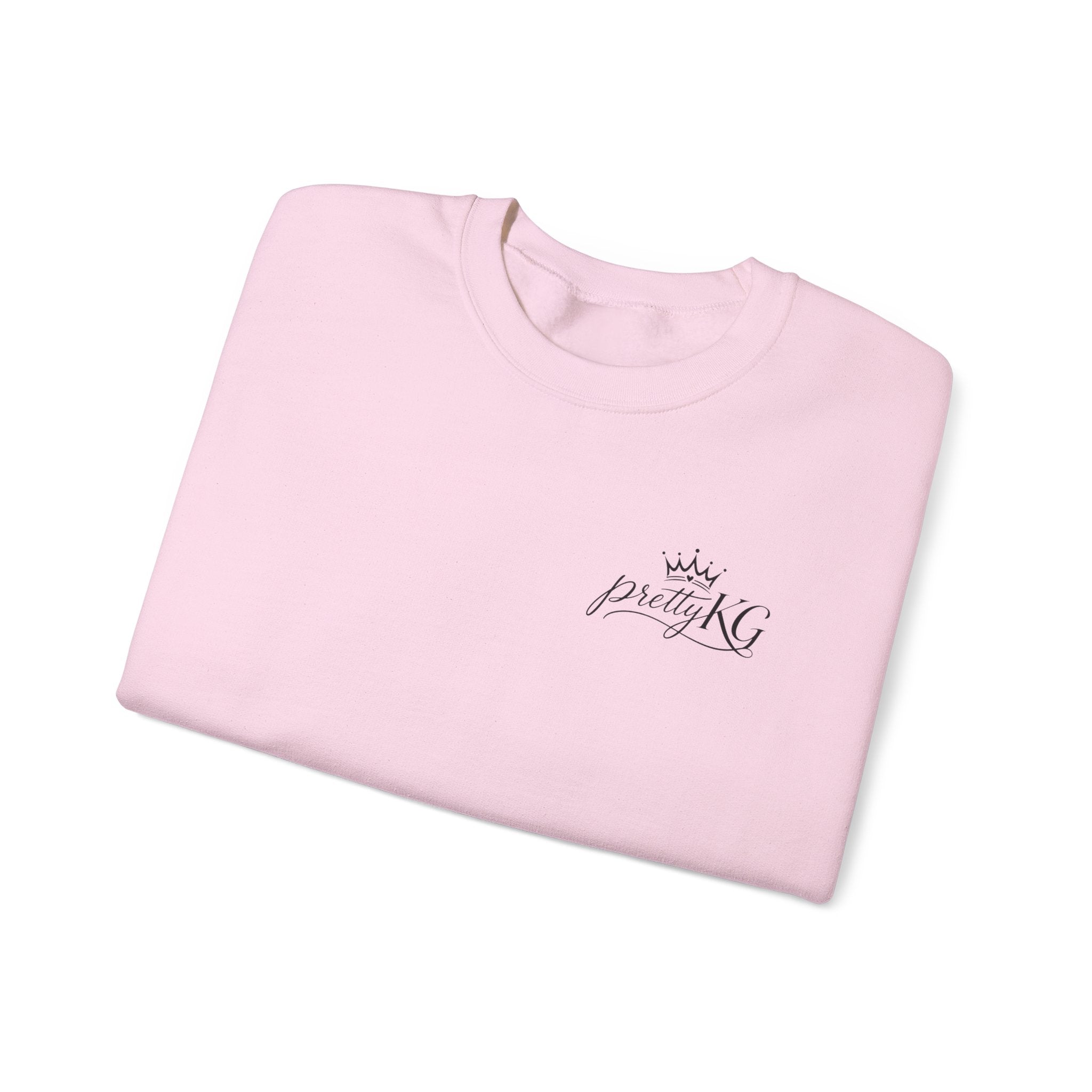 Crewneck Sweatshirt — "What If It All Works Out?" Retro Floral Graphic