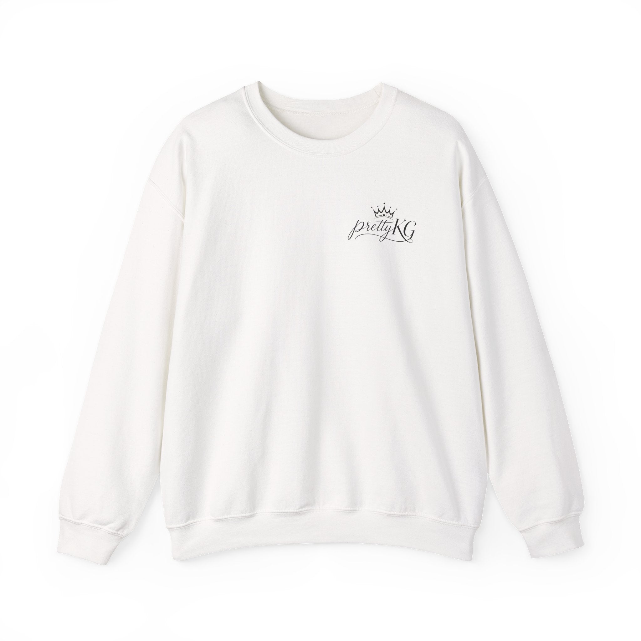 Crewneck Sweatshirt — "What If It All Works Out?" Retro Floral Graphic